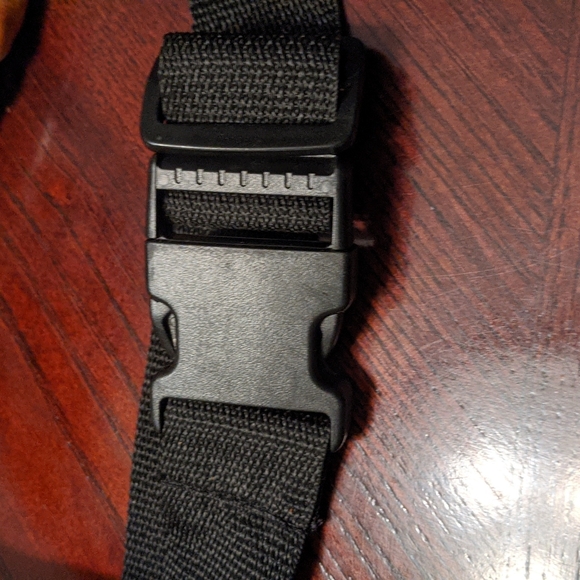 Carroll Leather & Suede Belt Bag in Cognac Color w/Black Unisex - Picture 16 of 16